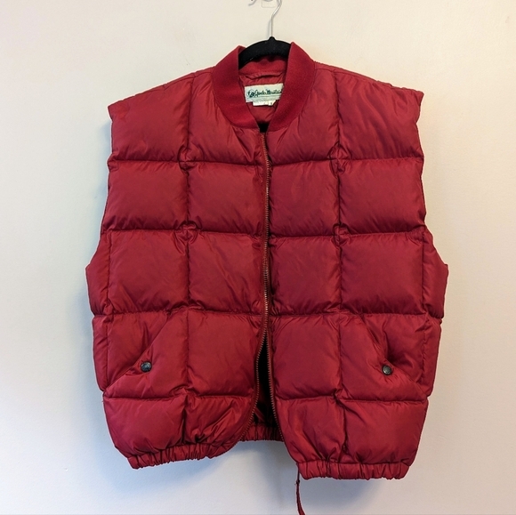 Vintage Gander Mountain Red Gooses Down Puffer Vest - Picture 3 of 10